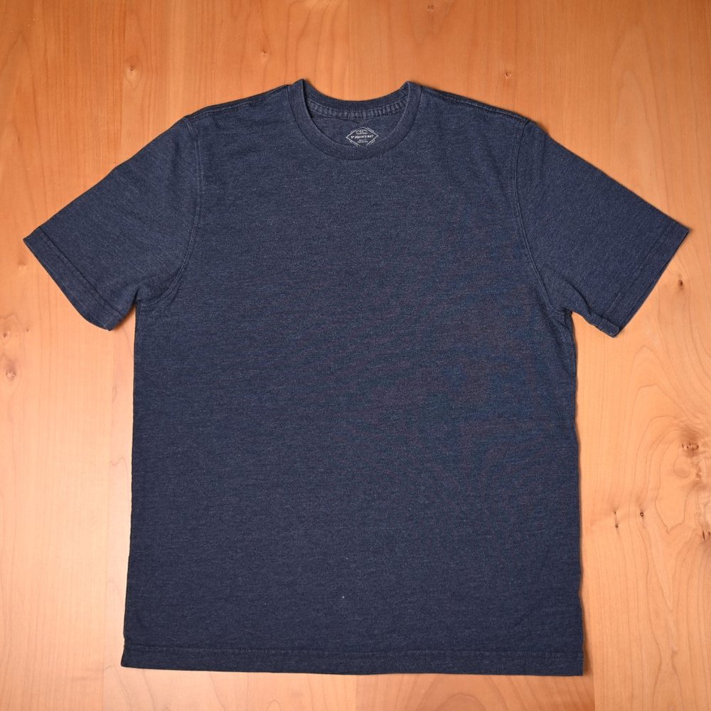 St John's Bay Legacy Blue Crew Neck Short Sleeve T-Shirt-Men's Small